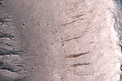 Channel East of Sulak Crater