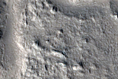Channels near Moreux Crater
