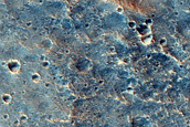 Dark Material in West Arabia Terra Plains
