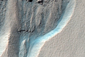 Gullied Crater Wall