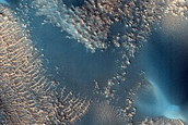 Dune Monitoring in Renaudot Crater