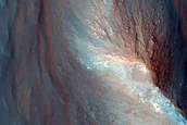 Steep Slopes in Coprates Chasma