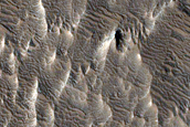 Portion of Mound in Gale Crater