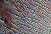 Light-Toned Deposits in Eastern Aureum Chaos