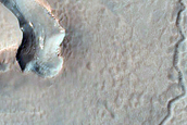 Cracked Crater Floor in Terra Sirenum