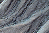 Gully Associated with Light-Toned Materials