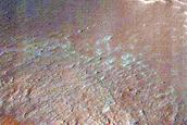 Possible Topographic Slumps in Eos Chasma