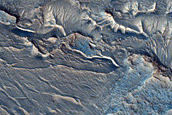Bedrock Layers West of Juventae Chasm