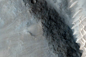 Crater with Steep Slopes