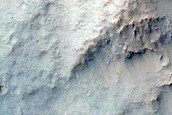 Strong Layer in Crater Seen in MOC Image R07-00688