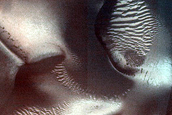 Dune Monitoring in Crater