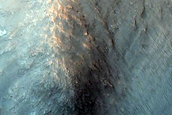 Rocky 8-Kilometer Impact Crater