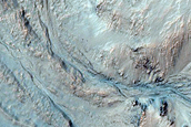 Slope Features in Palikir Crater