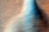 Ripple Change Detection of Degraded Dunes in Suess Crater