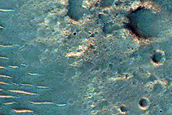 Channels Northeast of Hellas Planitia