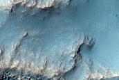 Gullied Crater Wall