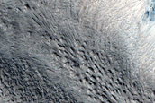 Bedrock Alcove in Mamers Valles