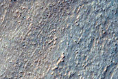 Hillslope with Pasted-on Terrain and Inverted Channels at Base