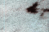 Pit Site near Massive Carbon Dioxide Ice