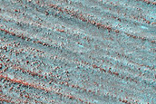 Water Ice Outlier near South Polar Layered Deposits