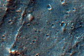 Channels and Ridges Southeast of Coracis Fossae