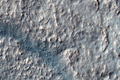 Curved Channel near Reull Vallis