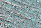 Water Ice Outlier near South Polar Layered Deposits
