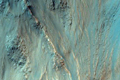 Canyon Walls in Coprates Chasma