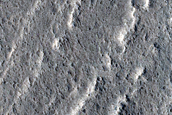 Grooves in Streamlined Feature North of Echus Chaos
