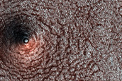 Collapse Pit on South Polar Layered Deposits