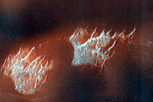 Dark Dunes on Floor of Juventae Chasma