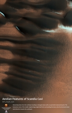 Aeolian Features of Scandia Cavi