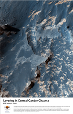 Layering in Central Candor Chasma