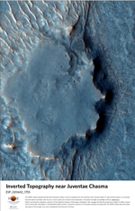 Inverted Topography near Juventae Chasma
