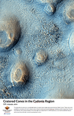 Cratered Cones in the Cydonia Region