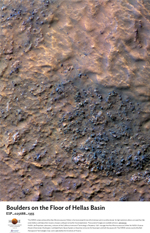 Boulders on the Floor of Hellas Basin