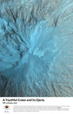 A Youthful Crater and Its Ejecta