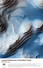 Layered Sediments in Danielson Crater