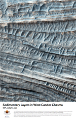 Sedimentary Layers in West Candor Chasma