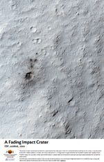 A Fading Impact Crater