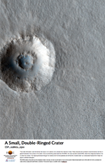 A Small, Double-Ringed Crater