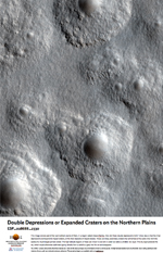 Double Depressions or Expanded Craters on the Northern Plains