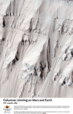Columnar Jointing on Mars and Earth