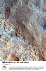 MSL Curiosity on Sol 157 in Color