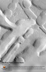 The Busy Flank of Arsia Mons 