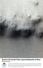 Knob in the South Polar Layered Deposits of Mars