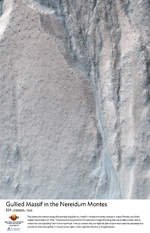Gullied Massif in the Nereidum Montes