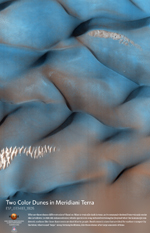 Two-Color Dunes in Meridiani Terra