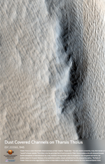 Dust Covered Channels on Tharsis Tholus