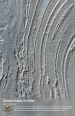 Banded Ridges in Hellas